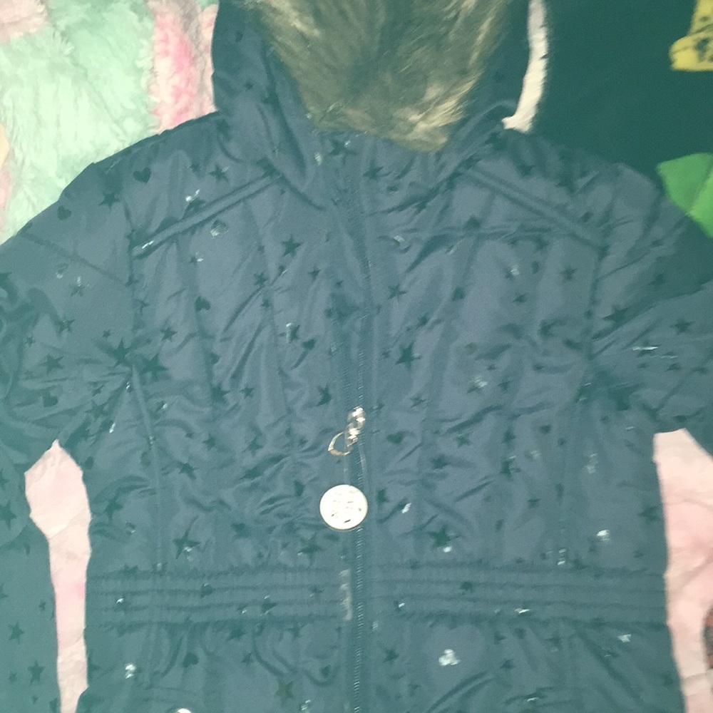 Navy blue winter jacket